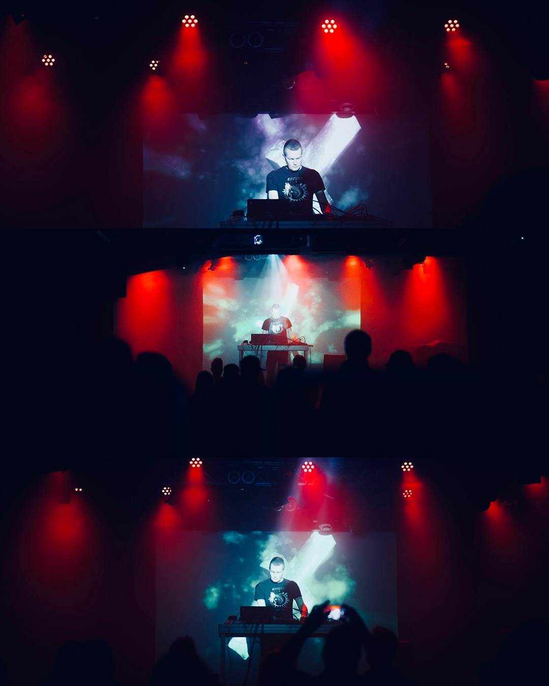A wide view of Raison d’être performing at Debaser Strand.