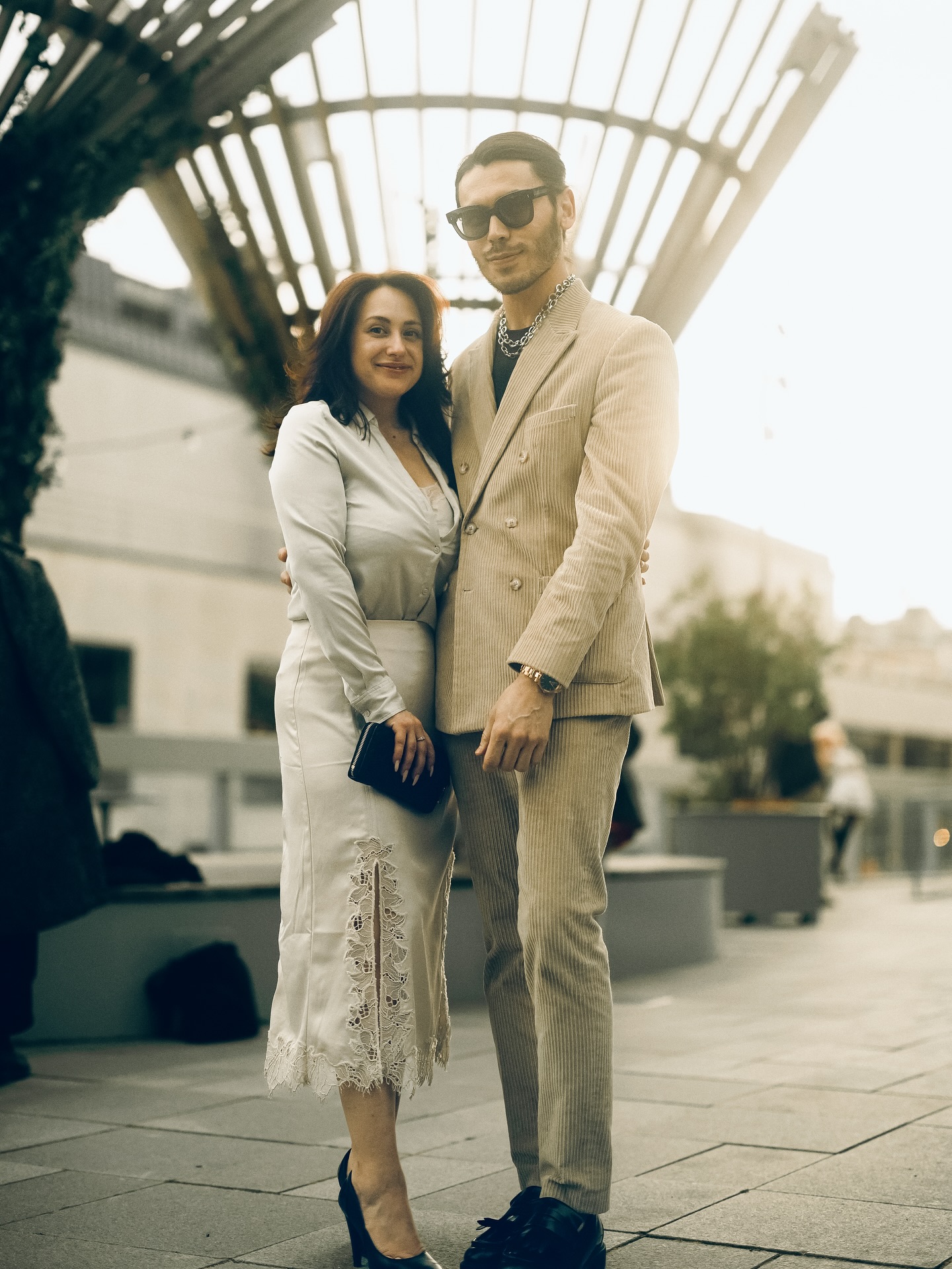 A guest or fashion moment at PEEP POPUP 2025 in Stockholm.