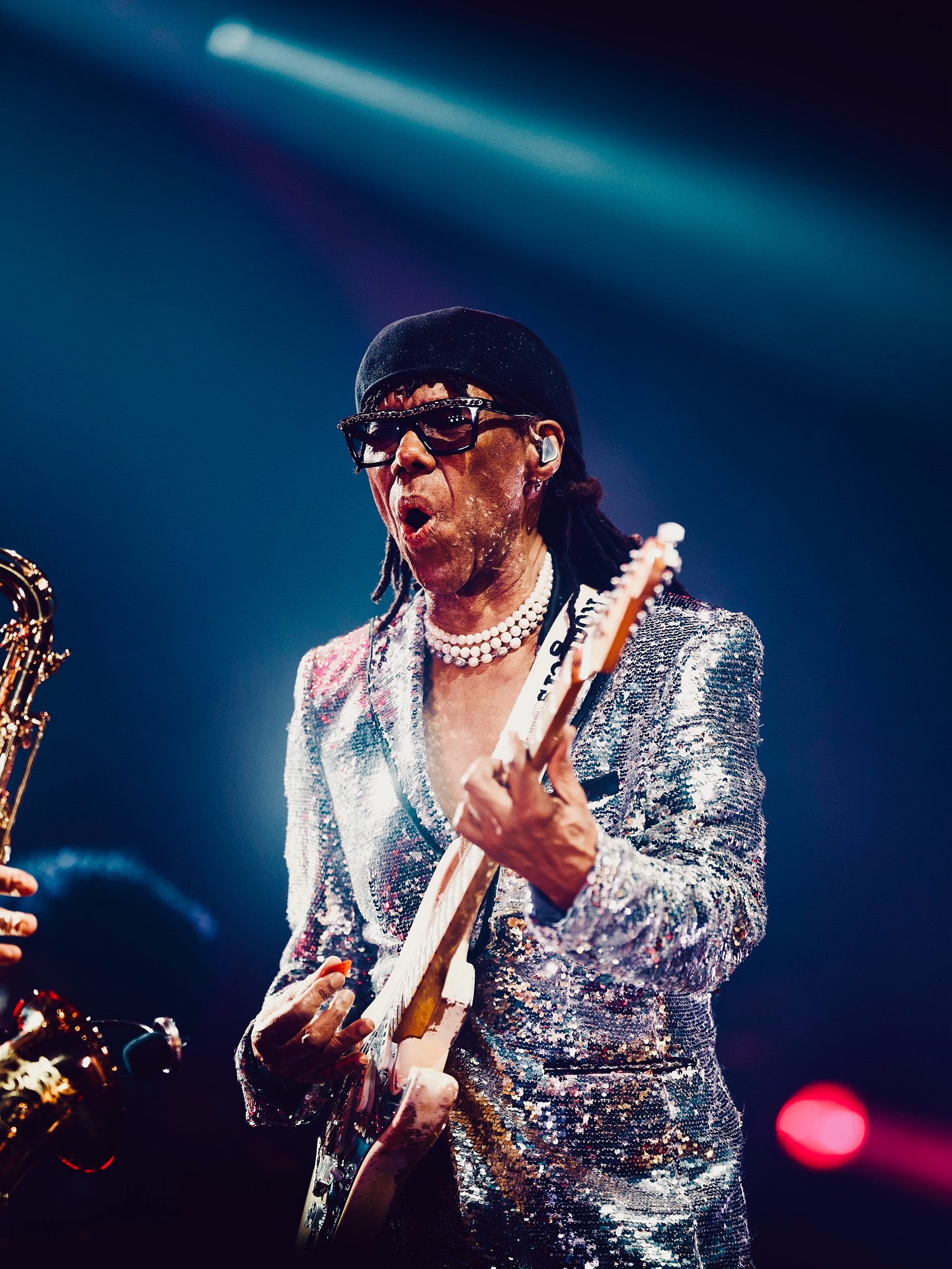 Nile Rodgers på scen i Stockholm
